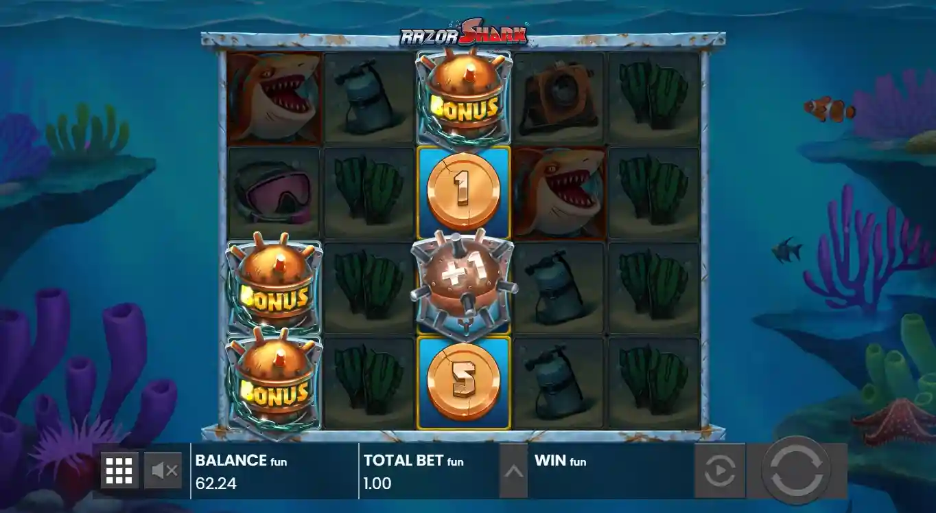 Razor Shark Bonus Features Explained