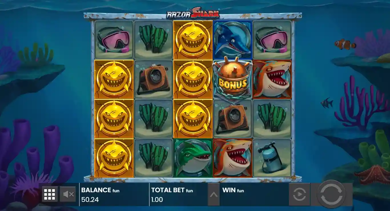 Razor Shark Bonus & Free Spins